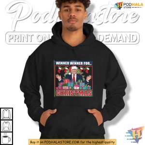 Funny Trump Winner Winner for Christmas Shirt Festive Donald Trump Gifts 3