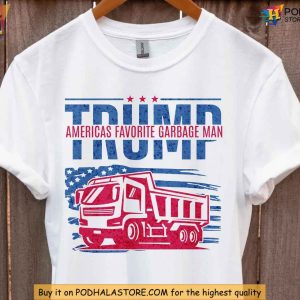 Funny US Election 2024 Shirt Trump Garbage Joke Tee Political Humor Apparel 2