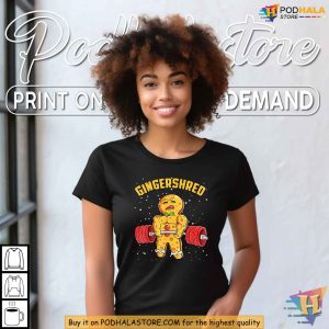 Gingerbread Man Gym Christmas Shirt Funny Xmas Gifts for Fitness Fans 4
