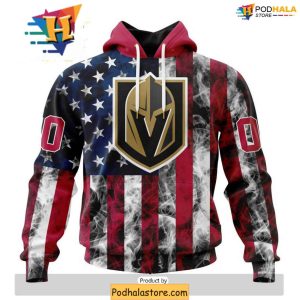 Golden Knights Hoodie 3D Celebrate July Fourth with Vegas Hockey Pride 1