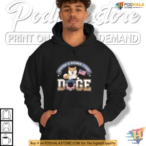 Government Efficiency Dogecoin Meme Funny Doge Crypto Satire Shirt 3