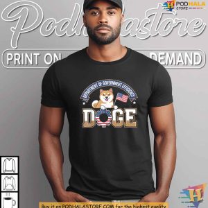 Government Efficiency Dogecoin Meme Funny Doge Crypto Satire Shirt 4