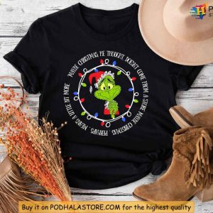 Grinch Christmas Shirt Funny Holiday Gift Ideas for Christmas Spirit Fans 2