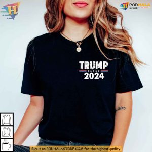 I Stand With Trump Shirt Conservative Activism Apparel Trump 2024 Supporter Tee 2