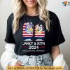 Janet And Rita 2024 Shirt US Election Humor Grannies For President