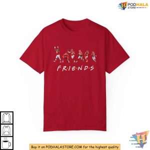 Kansas City Chiefs TShirt Friends Style Mahomes Kelce Team Fan Apparel 2024