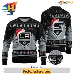 Los Angeles Kings Ugly Sweater, Funny NHL Christmas Gift for Fans