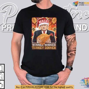 MAGA Christmas Winner Winner Turkey Dinner Shirt for Holiday Humor Fans 2