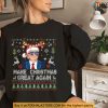MAGA Trump Christmas Sweatshirt, Funny Xmas Gifts for Political Enthusiasts