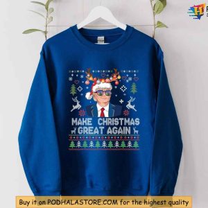 MAGA Trump Christmas Sweatshirt Funny Xmas Gifts for Political Enthusiasts 2