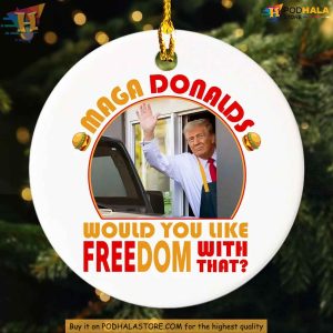 Maga Donald Ornament Trump Freedom Satirical Holiday Decor Gift Ideas 2