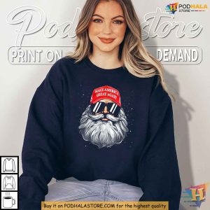 Make A Christmas Great Again Trump Shirt, Trump Gifts For Christmas Fans