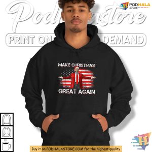 Make Christmas Great Again Funny Trump Shirt Donald Trump Xmas Tee 2