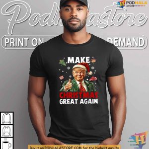 Make Christmas Great Again Santa Trump Shirt Funny Xmas Gift Ideas 3