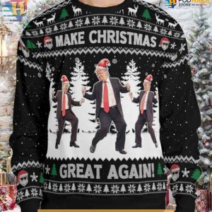 Make Christmas Great Again Trump Dancing Sweater for Funny Xmas Gifts