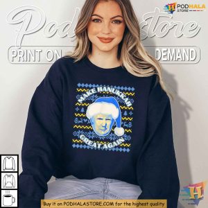 Make Hanukkah Great Again Trump Santa Shirt Funny Holiday Gift Idea 3