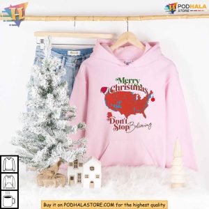 Merry Christmas Trump Hoodie Donald Trump Holiday Apparel Xmas Gift 2
