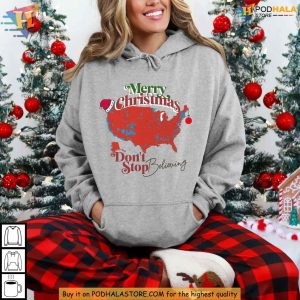 Merry Christmas Trump Hoodie Donald Trump Holiday Apparel Xmas Gift 3