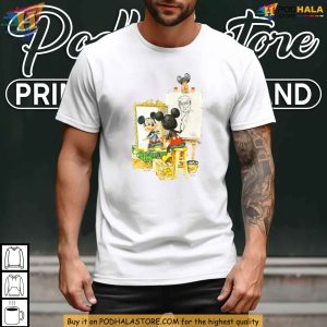 Mickey Mouse Painting Donald Trump Shirt Satirical Christmas Gift Idea 2024 3