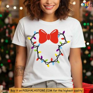 Mickey and Minnie Christmas Disney Christmas Lights Shirt, Festive Gift Ideas