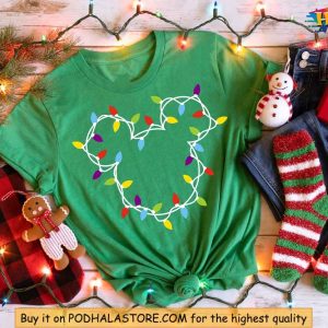 Mickey and Minnie Disney Christmas Lights Shirts Fun Xmas Gift Ideas 5