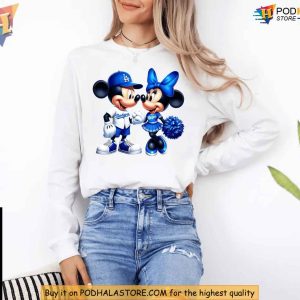 Mickey and Minnie Dodgers Baseball Sweatshirt Funny Christmas Gift Ideas 2