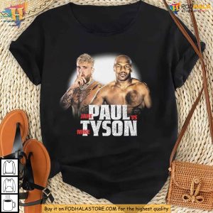Mike Tyson Shirt, Jake Paul Boxing 2024 Face-Off, Legendary Match Tee