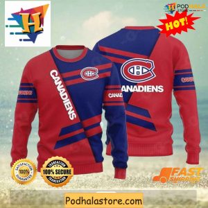 Montreal Canadiens Ugly Sweater Xmas Gift for Fans NHL Apparel Christmas 2