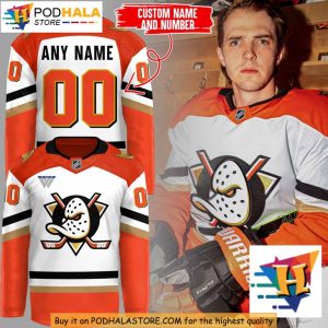 NHL Anaheim Ducks 3D Hoodie, Custom Name and Number Hockey Fan Jersey 2024
