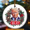 Patriotic Donald Trump Christmas Ornament, Perfect Trump Gifts for Christmas
