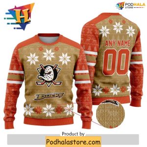 Personalized Anaheim Ducks Sweater Best Xmas Gift for NHL Enthusiasts 2