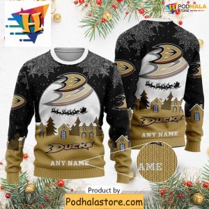 Personalized Anaheim Ducks Sweater Custom Xmas Gifts for Hockey Fans 2