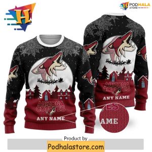 Personalized Arizona Coyotes Sweater Best Funny Xmas Gift for Fans 2