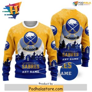 Personalized Buffalo Sabres Sweater Creative Christmas Gifts for Fans 2