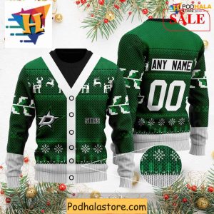 Personalized Dallas Stars Sweater Unique NHL Holiday Gift for Xmas Fans 2