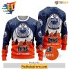 Personalized Edmonton Oilers Ugly Sweater for Christmas Hockey Fans