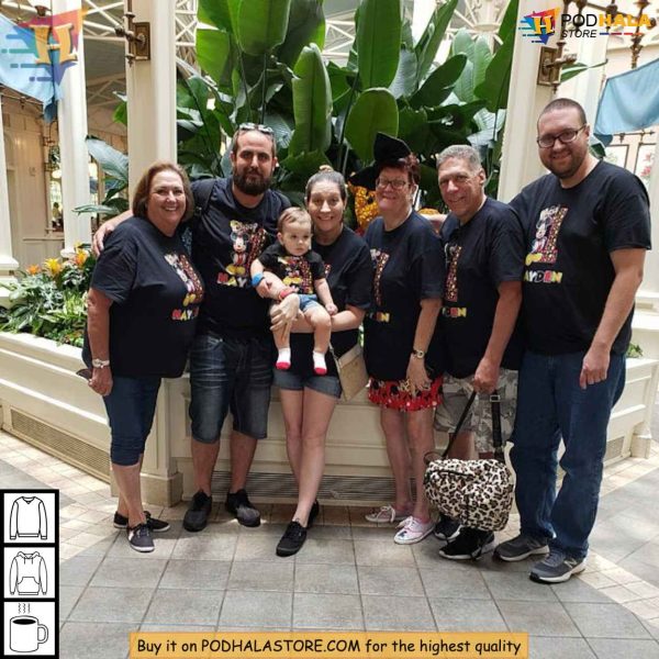 Personalized Mickey Birthday Shirt for Kids First Celebration Custom Gift
