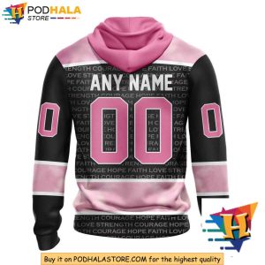 Personalized NHL Anaheim Ducks 3D Hoodie Breast Cancer Awareness Gift 2