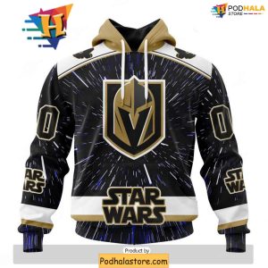 Personalized NHL Vegas Golden Knights 3D Hoodie Star Wars Special Design Apparel 1