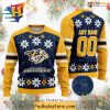 Personalized Nashville Predators Ugly Sweater for Festive Christmas Fun