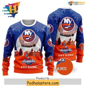 Personalized New York Islanders Ugly Sweater, Perfect Xmas Gift Idea