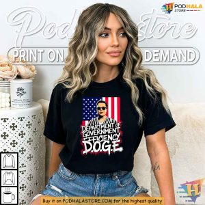 Political Satire Department of Government Efficiency Elon Musk 2024 Shirt 3