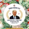 President Donald Trump Ornament, Funny Christmas Gift Ideas for 2025 Inauguration
