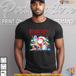 Rudolph the Red-Nosed Reindeer Funny Christmas Shirt Ideas Holiday Cheer