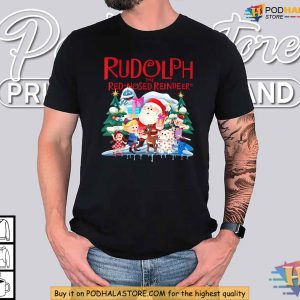 Rudolph the Red Nosed Reindeer Funny Christmas Shirt Ideas Holiday Cheer 3