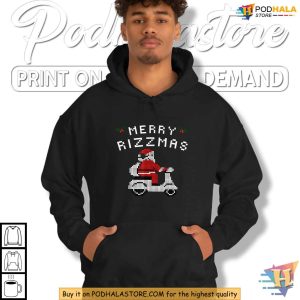 Santa Claus Merry Rizzmas Christmas Shirt Funny Xmas Gifts Humor 3