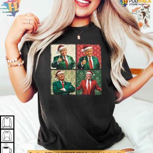 Santa Trump Christmas Shirt Funny Holiday Trump Tee for MAGA Supporters 1