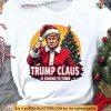 Santa Trump Christmas Shirt, Xmas Family Gift Ideas Trump Claus Humor