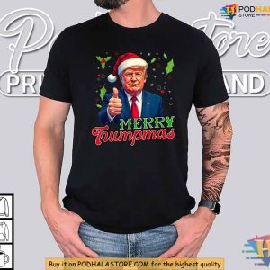 Santa Trump Merry Trumpmas Shirt Perfect Political Christmas Gift 3