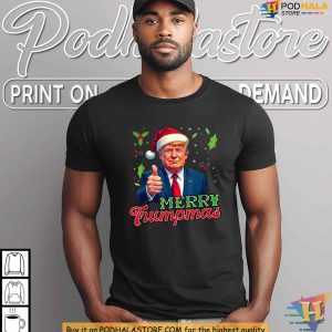 Santa Trump Merry Trumpmas Shirt Perfect Political Christmas Gift 4